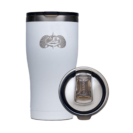Toadfish Non - Tipping 20oz Tumbler - White - Get Tight Gear