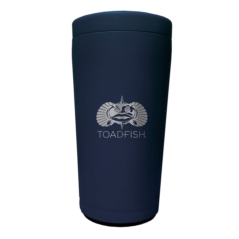Toadfish Non - Tipping Can Cooler 2.0 - Universal Design - Navy - Get Tight Gear