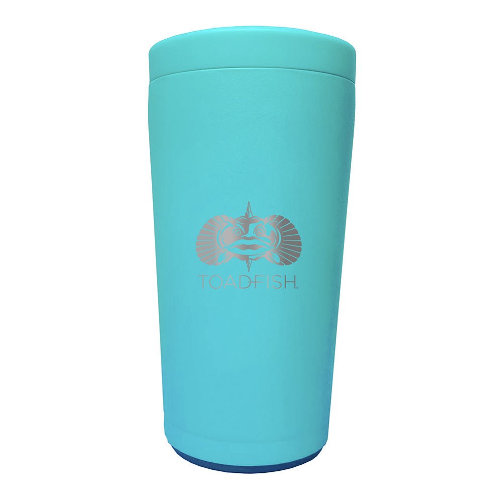 Toadfish Non - Tipping Can Cooler 2.0 - Universal Design - Teal - Get Tight Gear