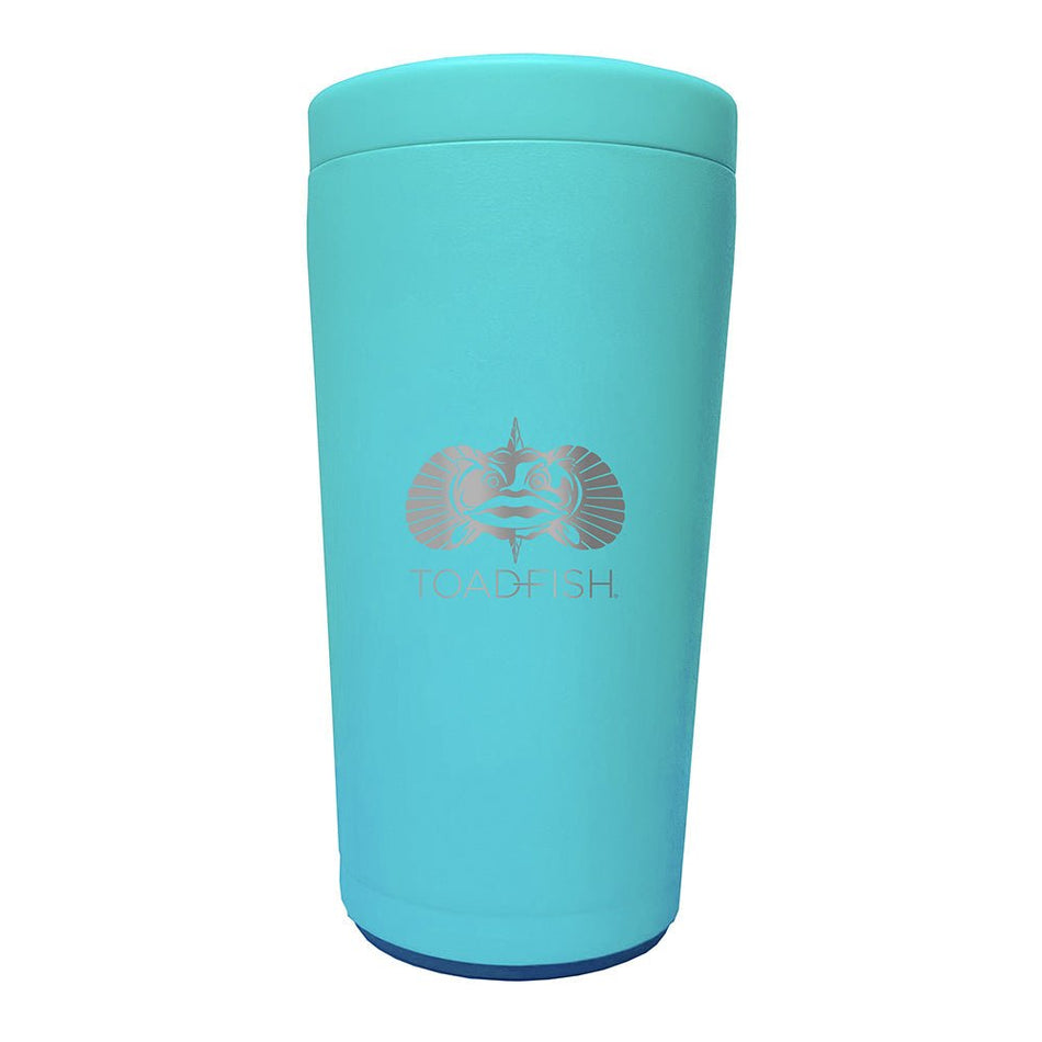 Toadfish Non - Tipping Can Cooler 2.0 - Universal Design - Teal - Get Tight Gear