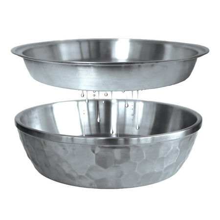 Toadfish Seafood Bowl - 12" - Stainless Steel - 2 Layer Serving Bowl - Get Tight Gear