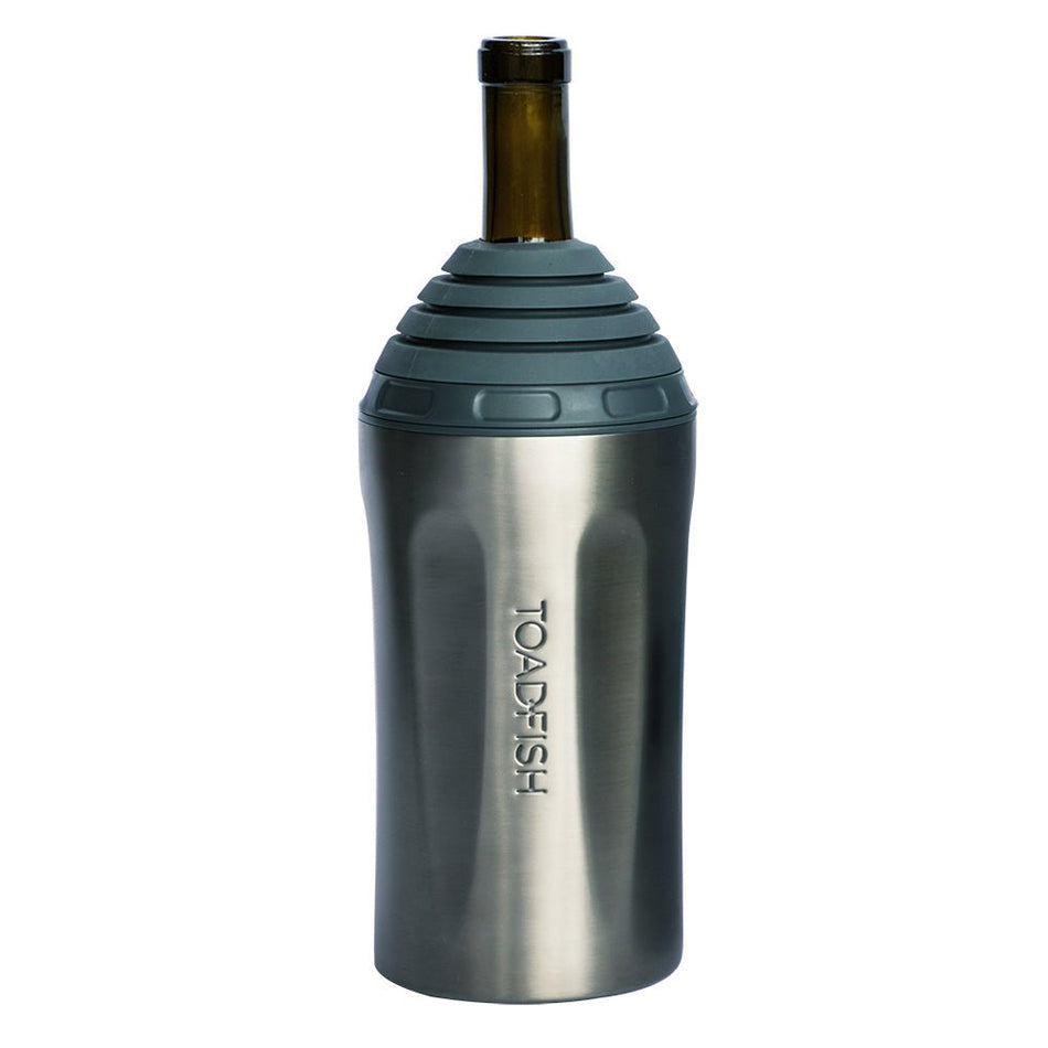 Toadfish Stainless Steel Wine Chiller - Graphite - Get Tight Gear