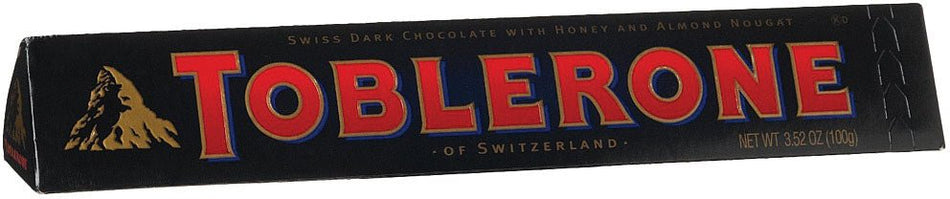 Toblerone Bar Drk Choco 3.52 Oz - Get Tight Gear