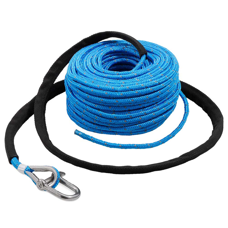 TRAC Outdoors Anchor Rope - 3/16" x 100' w/SS Shackle - Get Tight Gear
