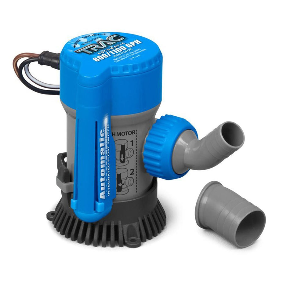 TRAC Outdoors Bilge Pump - 800/1100 GPH - Automatic - Get Tight Gear