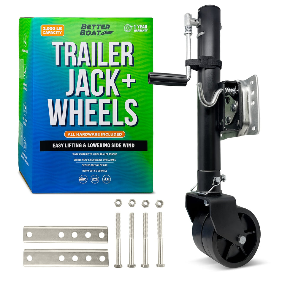 Trailer Jack and Wheel - Get Tight Gear