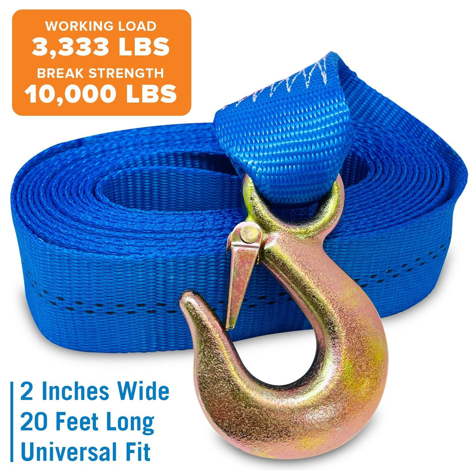 Trailer Winch Strap Replacement - Get Tight Gear