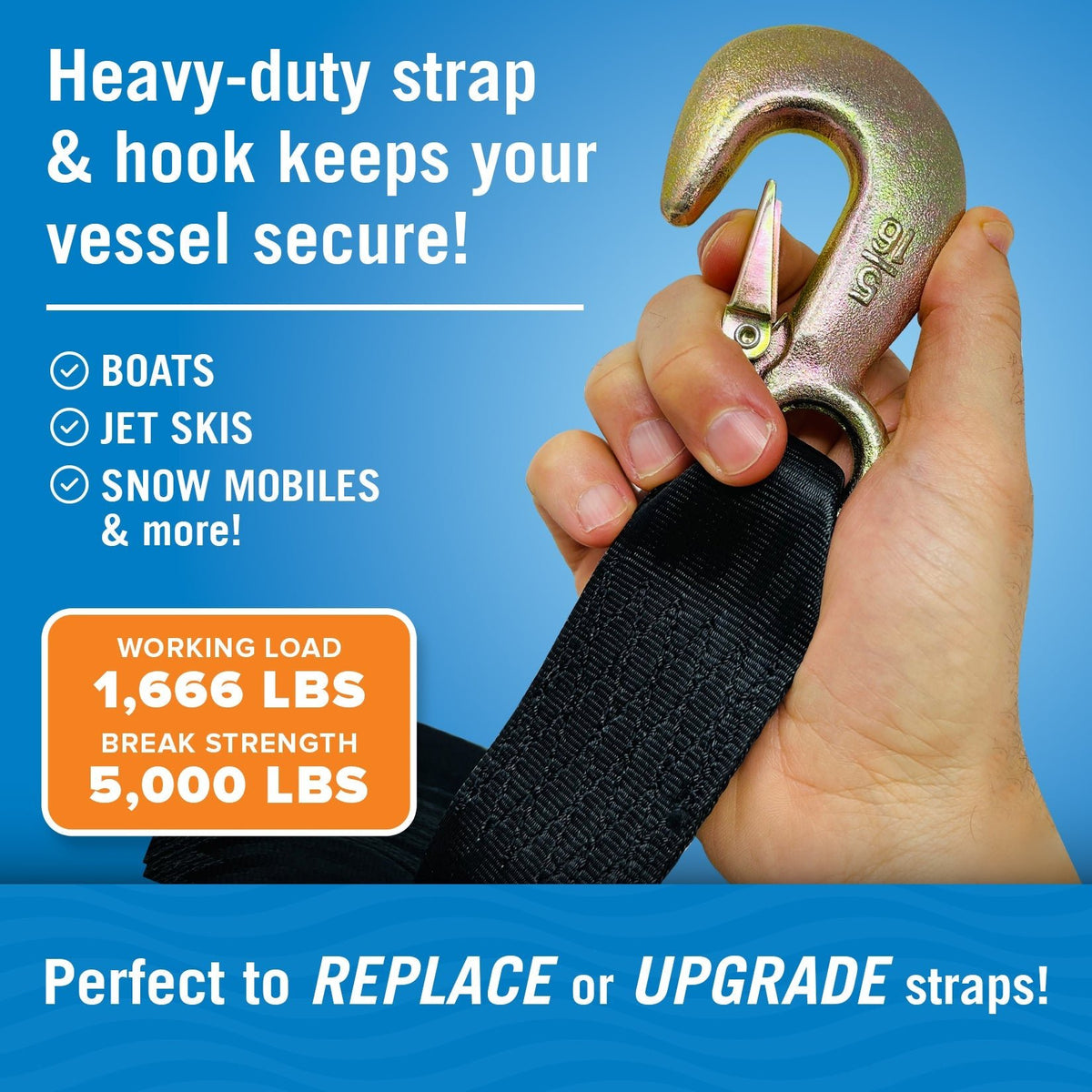 Trailer Winch Strap Replacement - Get Tight Gear