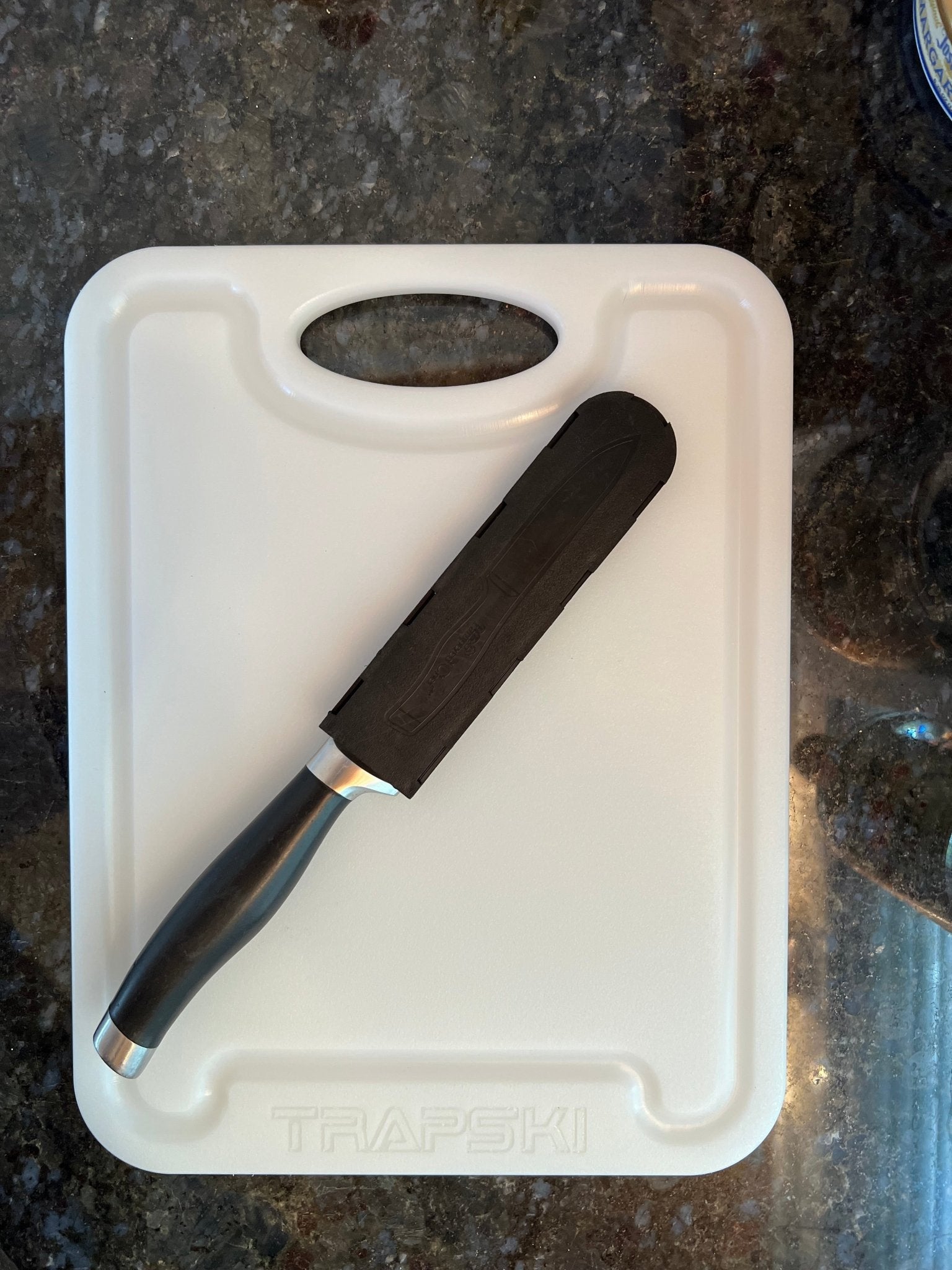 TRAPSKI Premium 1/2 Inch Thick HDPE Cutting Boards | Food - Grade Kitchen Prep Surface | Juice Grooves | Made in the USA - Get Tight Gear