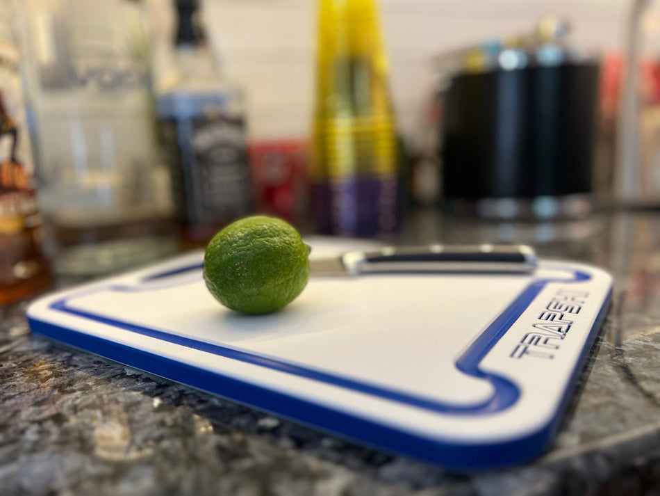 TRAPSKI Premium 1/2 Inch Thick HDPE Cutting Boards | Food - Grade Kitchen Prep Surface | Juice Grooves | Made in the USA - Get Tight Gear