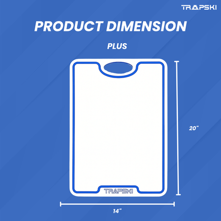 TRAPSKI Premium 1/2 Inch Thick HDPE Cutting Boards | Food - Grade Kitchen Prep Surface | Juice Grooves | Made in the USA - Get Tight Gear