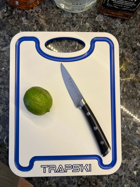 TRAPSKI Premium 1/2 Inch Thick HDPE Cutting Boards | Food - Grade Kitchen Prep Surface | Juice Grooves | Made in the USA - Get Tight Gear