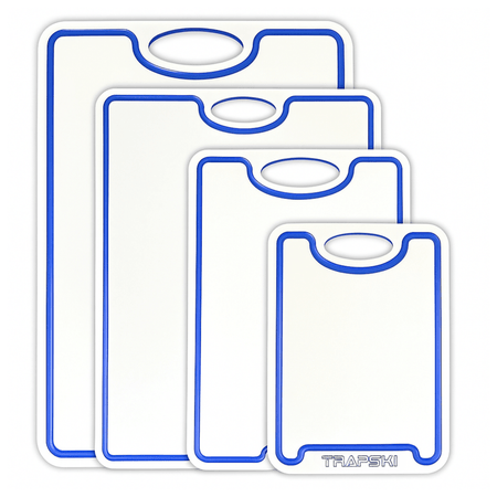 TRAPSKI Premium 1/2 Inch Thick HDPE Cutting Boards | Food - Grade Kitchen Prep Surface | Juice Grooves | Made in the USA - Get Tight Gear