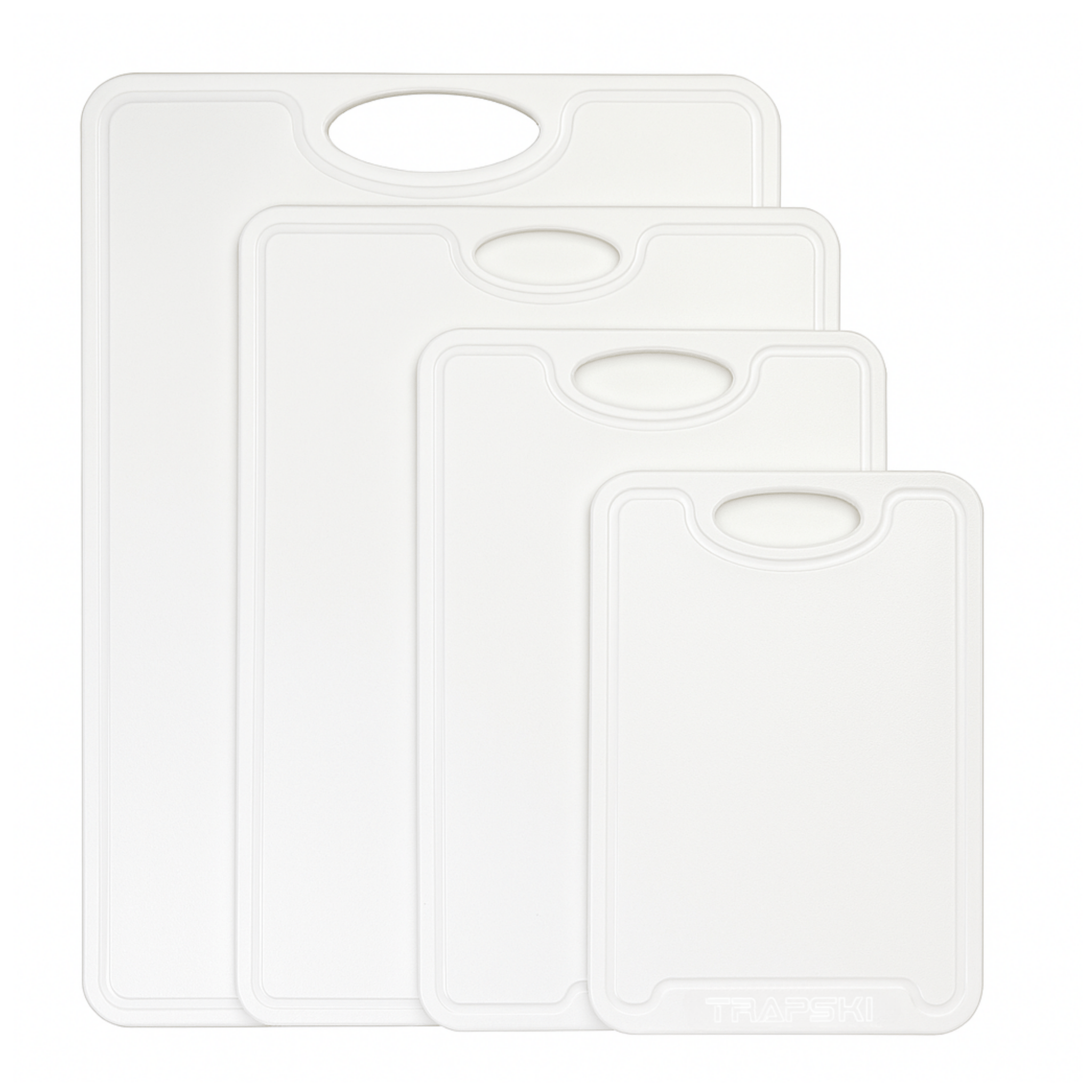 TRAPSKI Premium 1/2 Inch Thick HDPE Cutting Boards | Food - Grade Kitchen Prep Surface | Juice Grooves | Made in the USA - Get Tight Gear