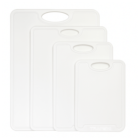 TRAPSKI Premium 1/2 Inch Thick HDPE Cutting Boards | Food - Grade Kitchen Prep Surface | Juice Grooves | Made in the USA - Get Tight Gear