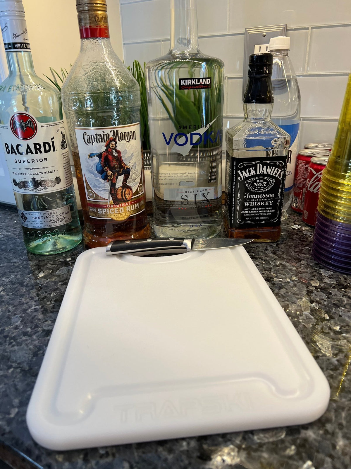 TRAPSKI Premium 1/2 Inch Thick HDPE Cutting Boards | Food - Grade Kitchen Prep Surface | Juice Grooves | Made in the USA - Get Tight Gear