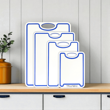 TRAPSKI Premium 1/2 Inch Thick HDPE Cutting Boards | Food - Grade Kitchen Prep Surface | Juice Grooves | Made in the USA - Get Tight Gear