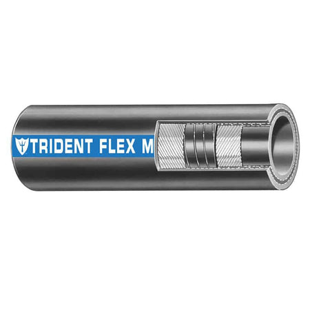 Trident Marine 1 - 1/2" Flex Marine Wet Exhaust & Water Hose - Black - Sold by the Foot - Get Tight Gear