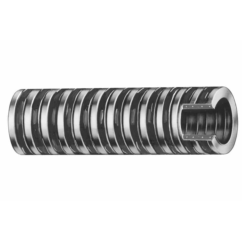 Trident Marine 1 - 1/8" x 50' Heavy Duty PVC Bilge & Livewell Hose (FDA) - Clear w/Black Helix - Get Tight Gear