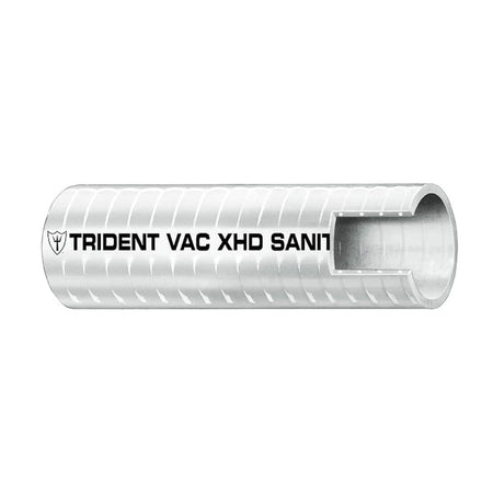 Trident Marine 1" x 50' Box VAC XHD Sanitation Hose - Hard PVC Helix - White - Get Tight Gear