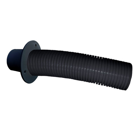 Trident Marine 10' Black Stern Flex Hose w/Transom Flange - Get Tight Gear