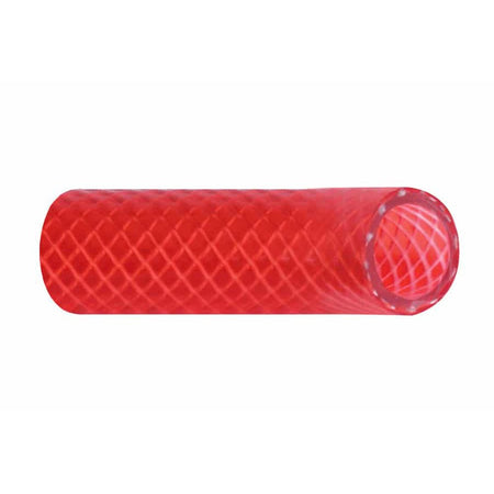 Trident Marine 1/2" x 50' Boxed Reinforced PVC (FDA) Hot Water Feed Line Hose - Drinking Water Safe - Translucent Red - Get Tight Gear