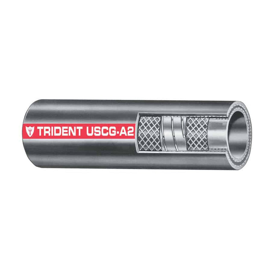 Trident Marine 2" x 50' Coil Type A2 Fuel Fill Hose - Get Tight Gear