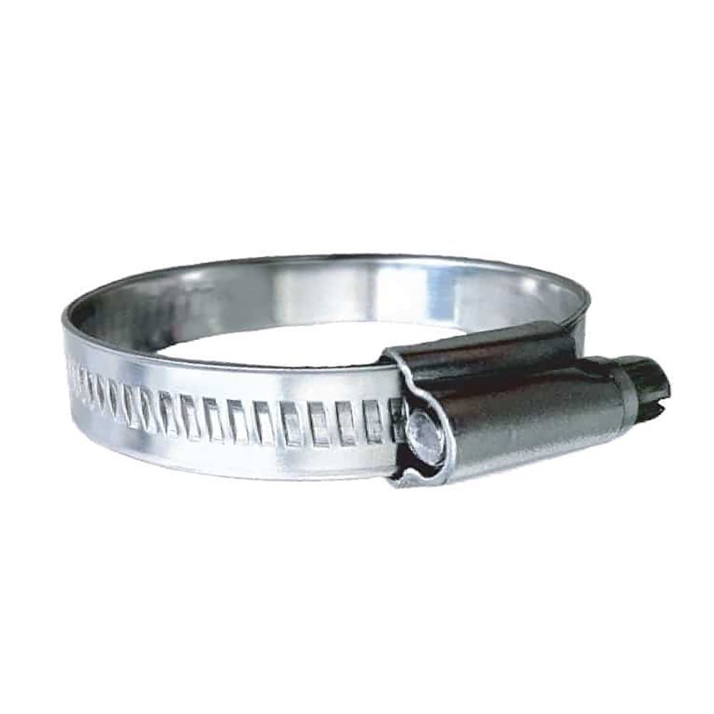 Trident Marine 316 SS Non - Perforated Worm Gear Hose Clamp - 15/32" Band - (1 - 1/4" 1 - 3/4") Clamping Range - 10 - Pack - SAE Size 20 - Get Tight Gear