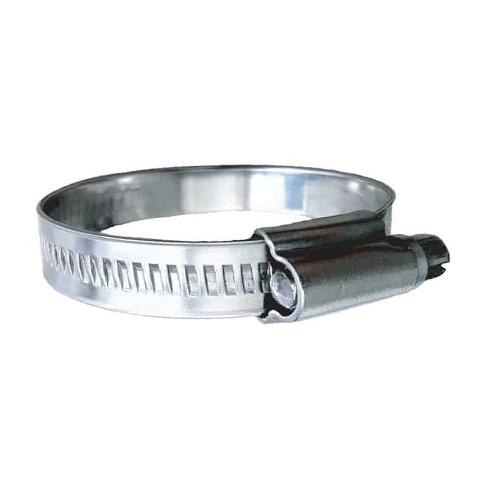 Trident Marine 316 SS Non - Perforated Worm Gear Hose Clamp - 15/32" Band - (5/8" 15/16") Clamping Range - 10 - Pack - SAE Size 8 - Get Tight Gear
