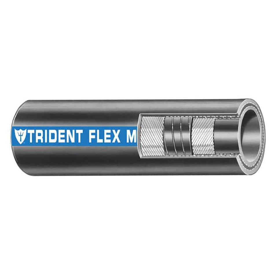 Trident Marine 3/4" Flex Marine Wet Exhaust & Water Hose - Black - Sold by the Foot - Get Tight Gear