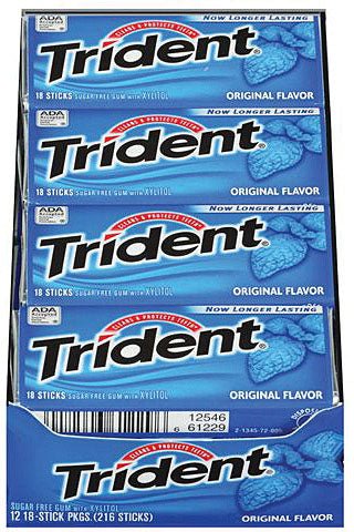 Trident Original Gum Mint - Get Tight Gear