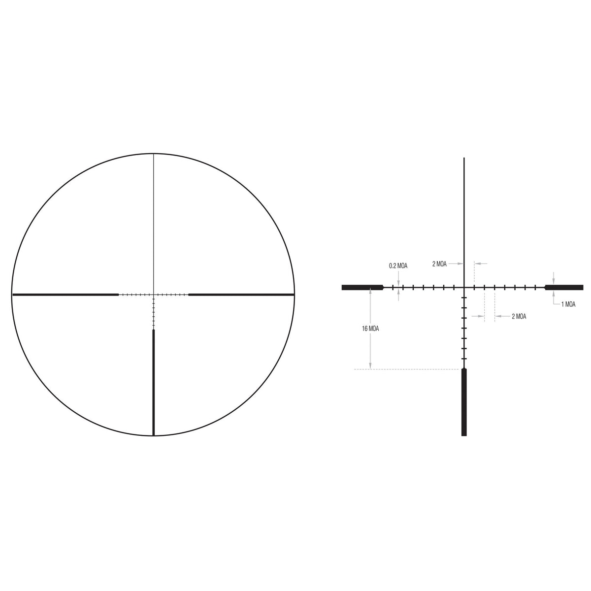 TRIJICON ASCENT 3 - 12X40 BDC TARGET - Get Tight Gear