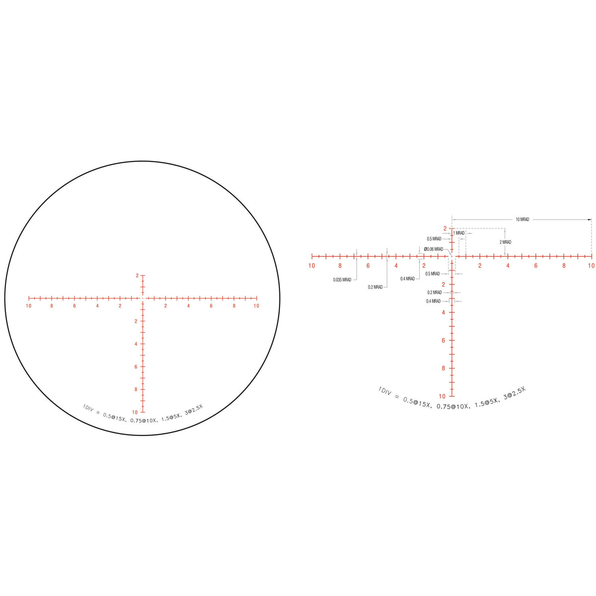 TRIJICON CREDO 2.5 - 15X42 SFP MRAD RD - Get Tight Gear