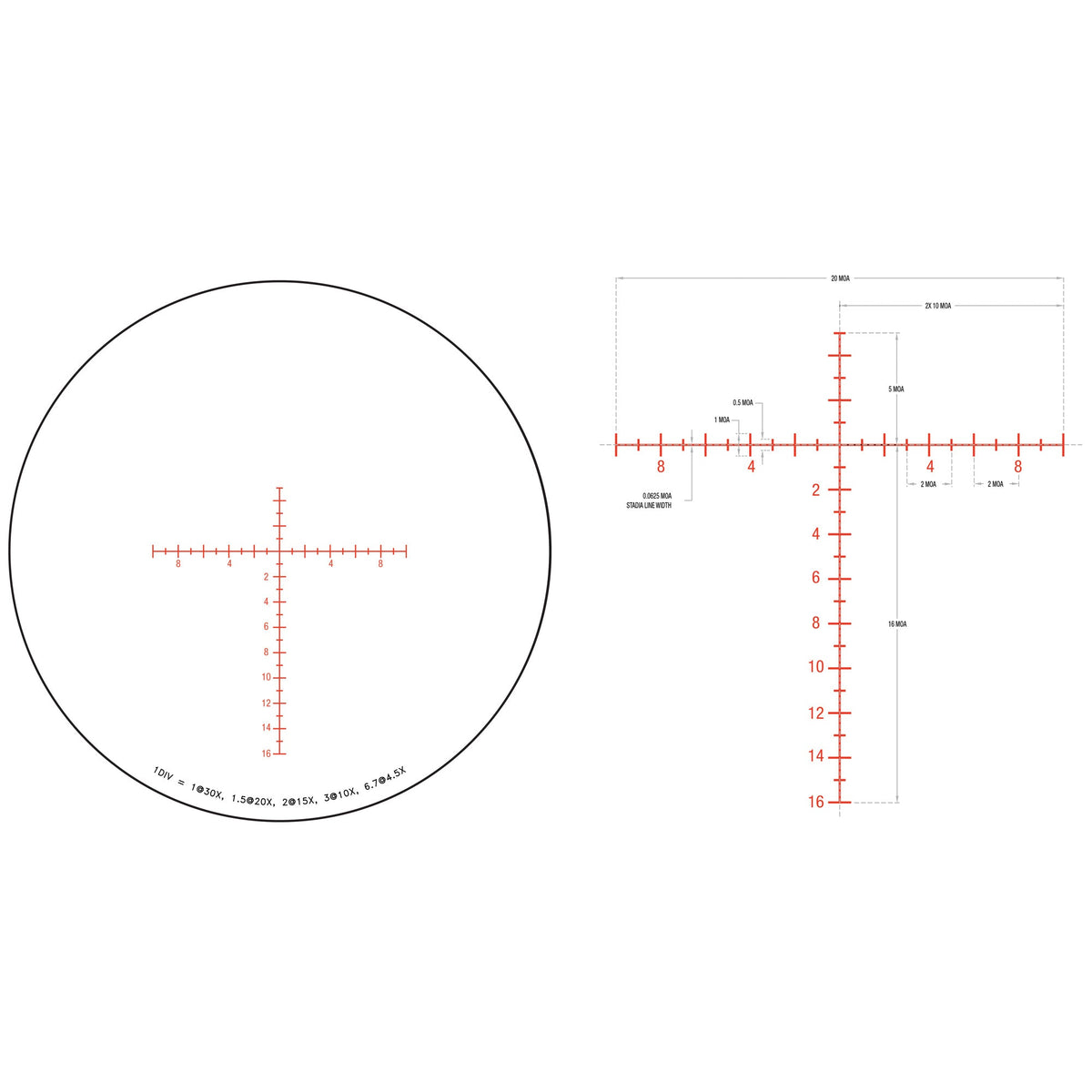 TRIJICON TENMILE 4.5 - 30X56 SFP MOA - Get Tight Gear