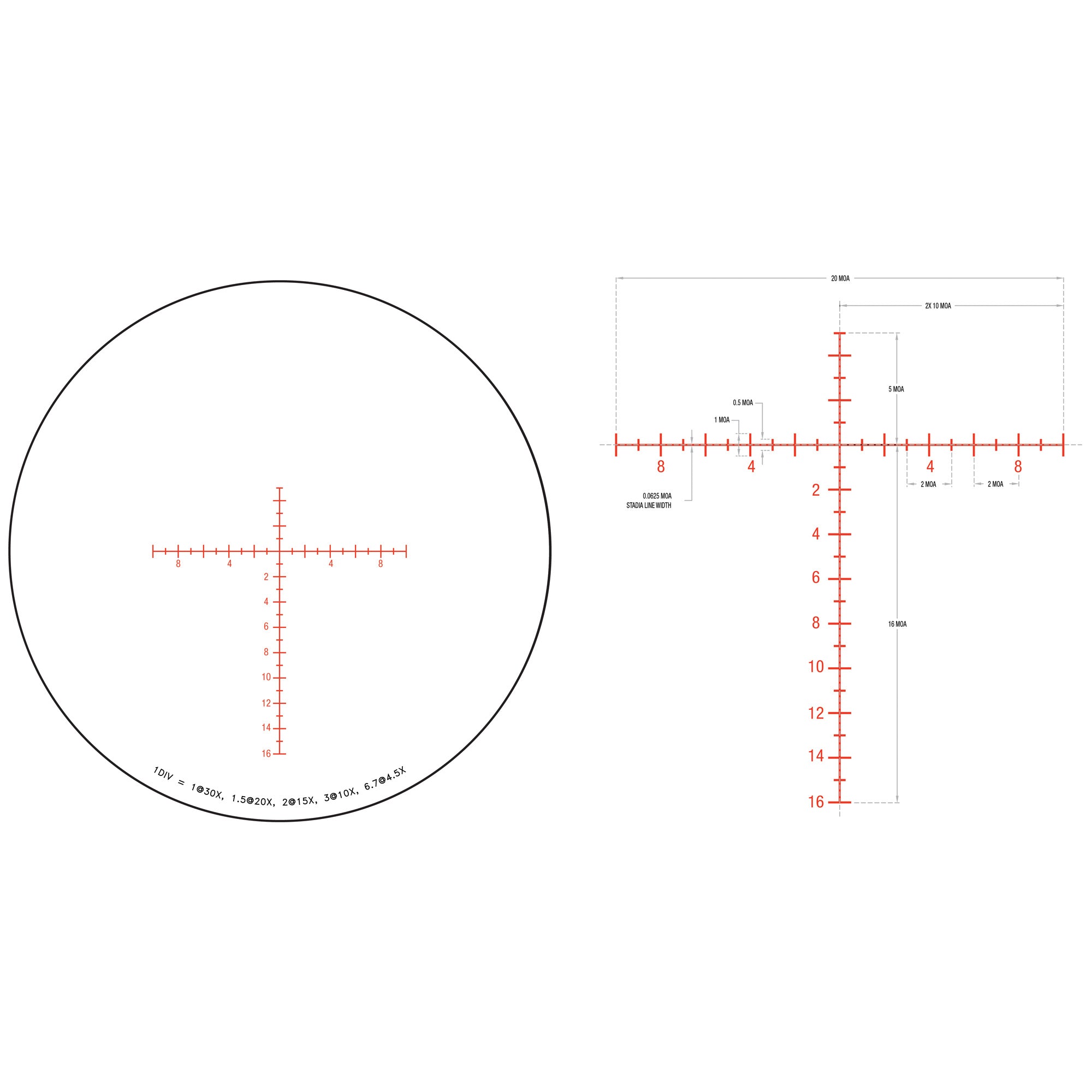 TRIJICON TENMILE 4.5 - 30X56 SFP MOA - Get Tight Gear