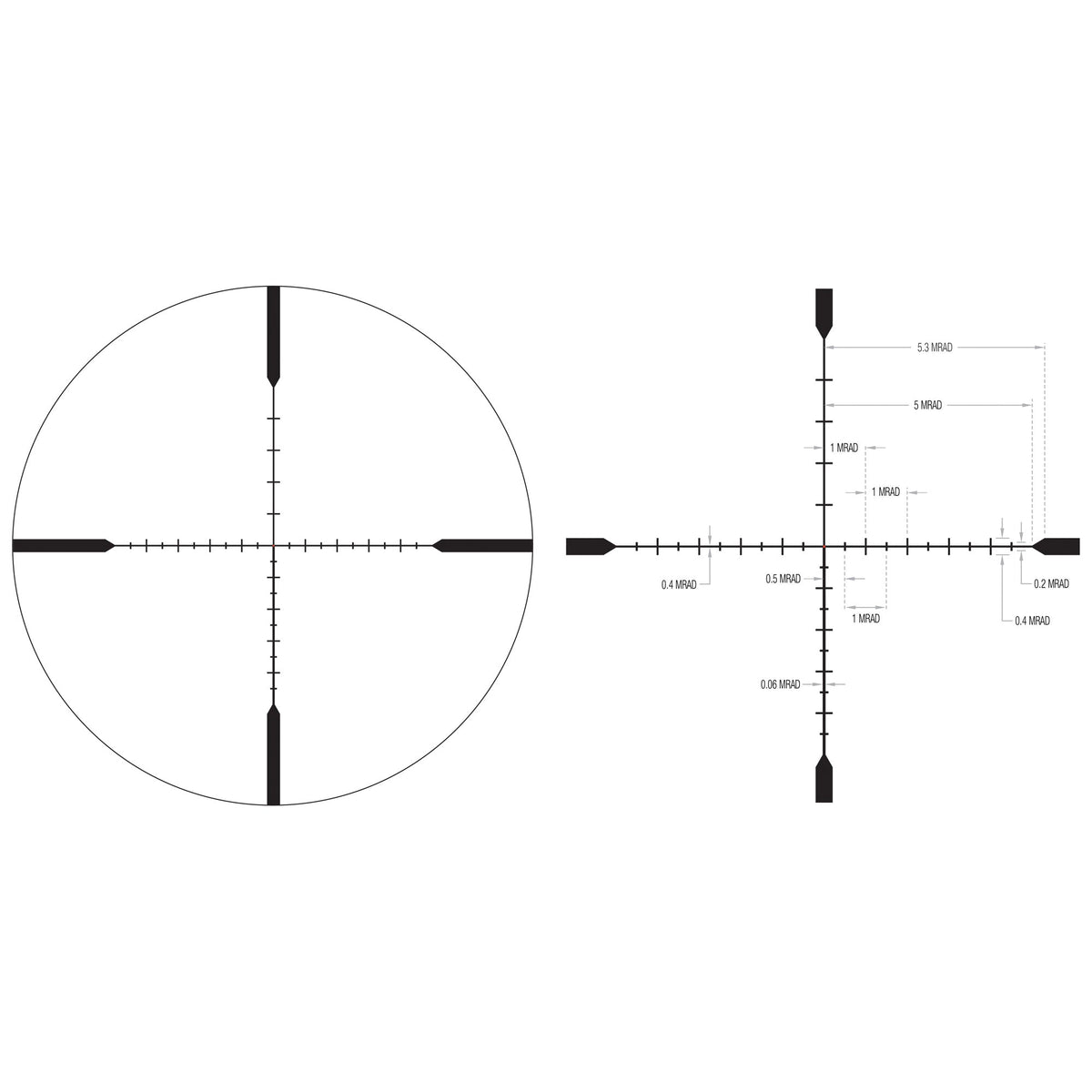 TRIJICON TENMILE 6 - 24X50 SFP MRAD RD - Get Tight Gear