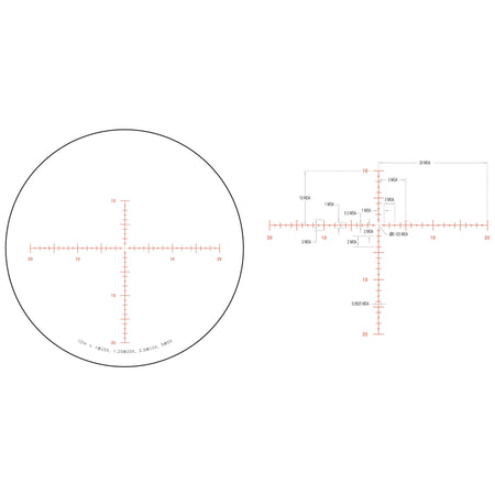 TRIJICON TENMILE HX 5 - 25X50 SFP MOA - Get Tight Gear