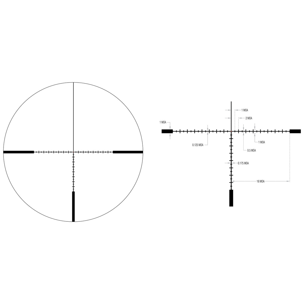TRIJICON TENMILE HX 6 - 24X50 MOA RED - Get Tight Gear