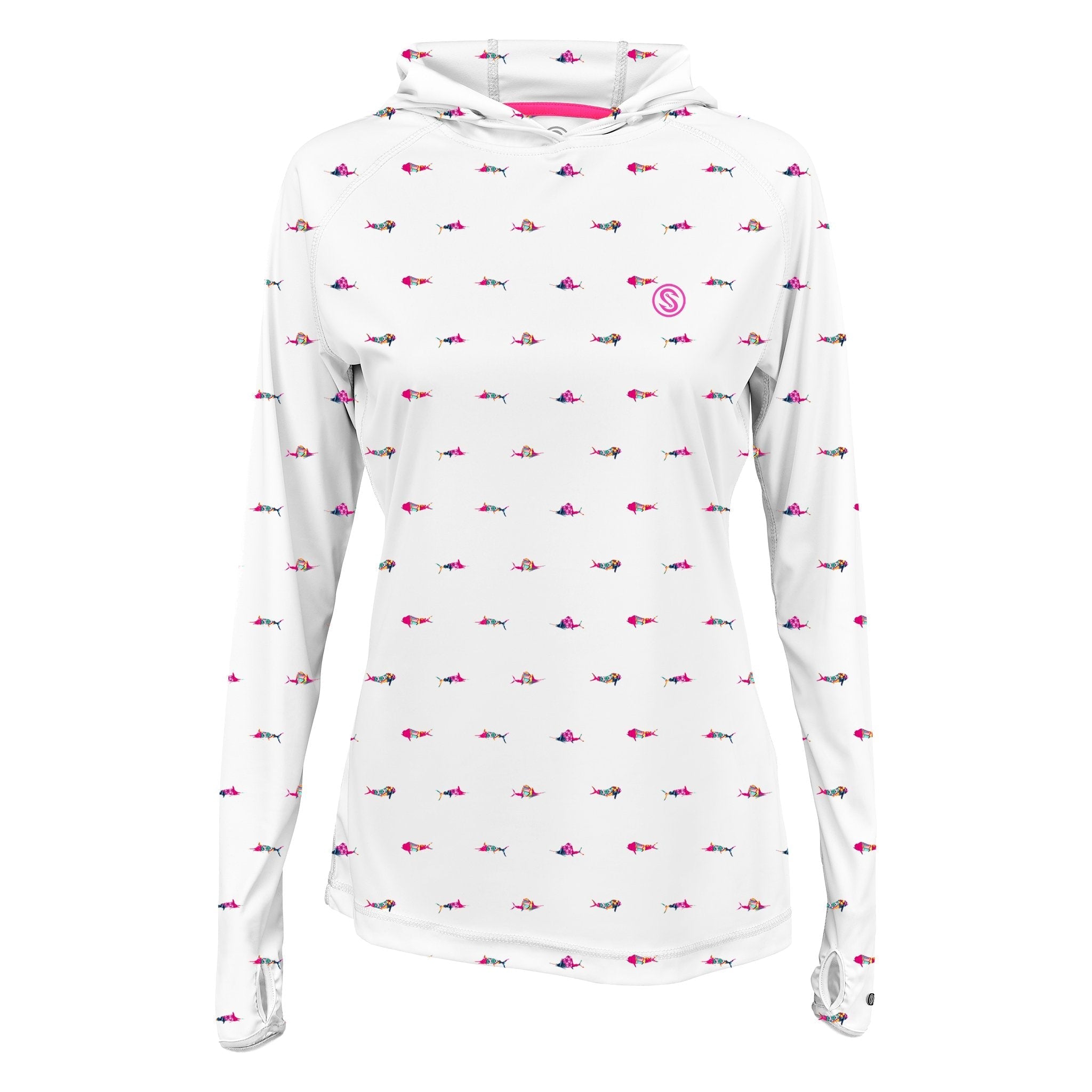 Trippy Fish Womens Hooded Performance - Get Tight Gear