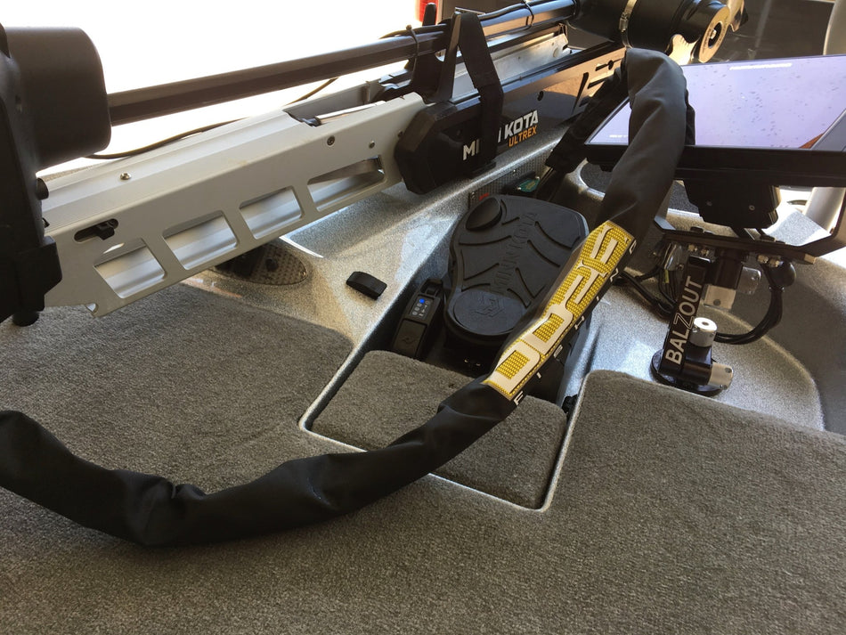 Trolling Motor Cable Management Sleeve Wrap - Get Tight Gear