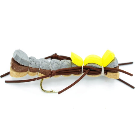Trout Fly Assortment - Dropper Hopper Foam Body 12 Flies 4 Patterns Trout Fishing Fly Collection - Get Tight Gear