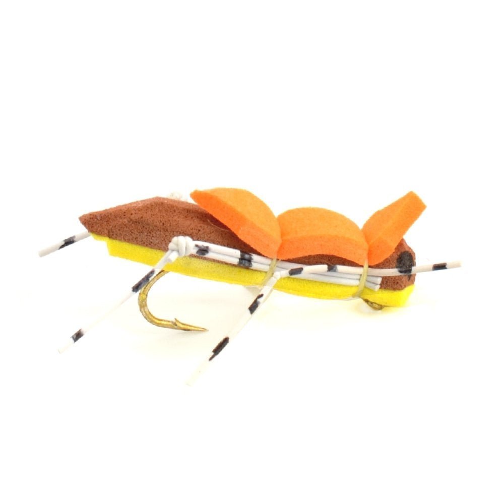 Trout Fly Assortment - Dropper Hopper Foam Body 12 Flies 4 Patterns Trout Fishing Fly Collection - Get Tight Gear