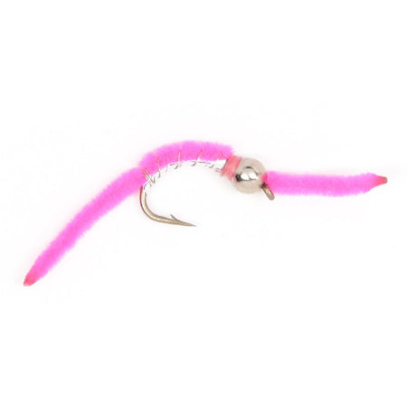 Trout Fly Assortment - San Juan Worm Power Bead Wet Nymph Fly Fishing Flies - 1 Dozen Hook Size 10 - 3 Each of 4 Patterns - Get Tight Gear