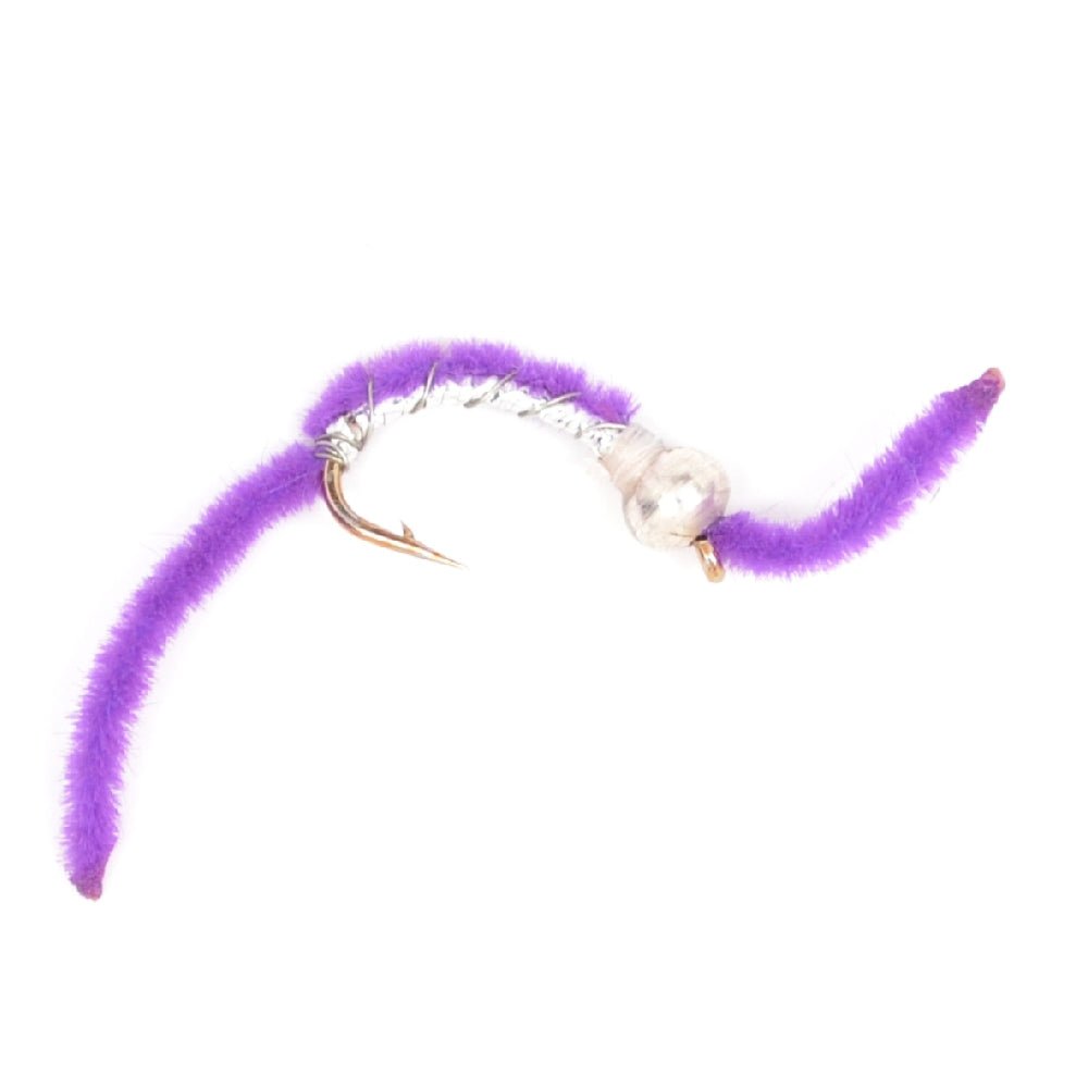 Trout Fly Assortment - San Juan Worm Power Bead Wet Nymph Fly Fishing Flies - 1 Dozen Hook Size 10 - 3 Each of 4 Patterns - Get Tight Gear