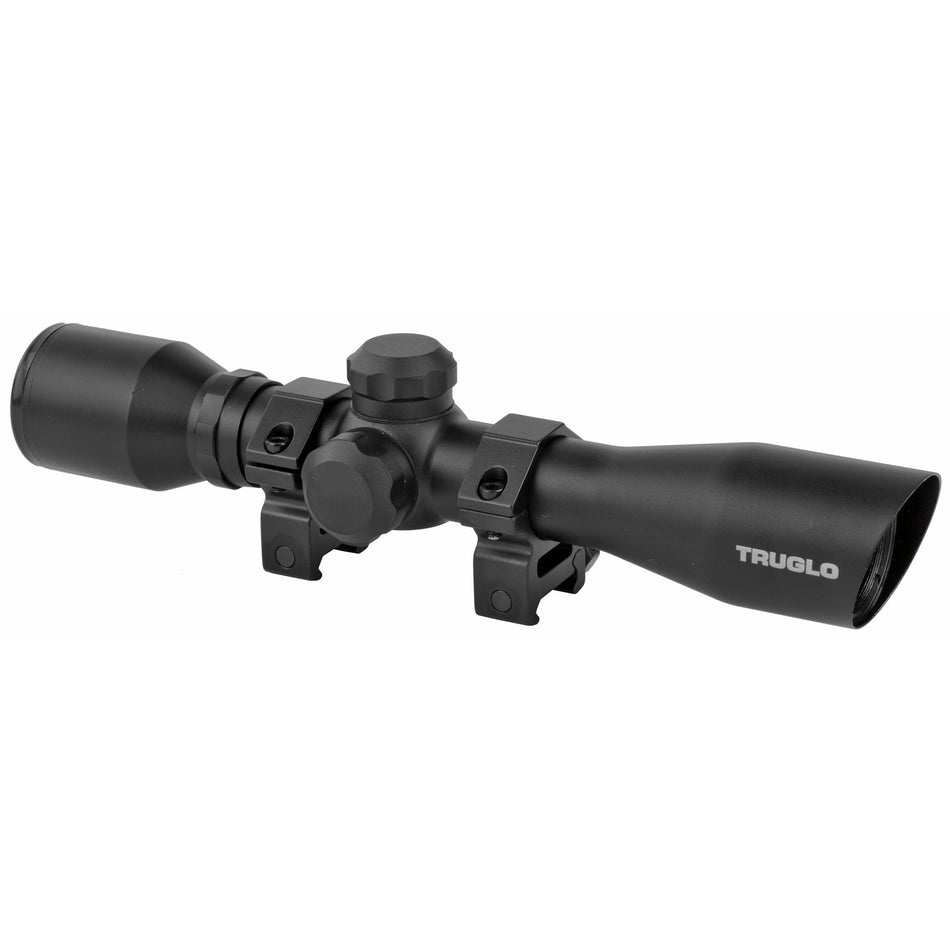 TRUGLO 4X32 SR DIAMND BLK W/ RINGS - Get Tight Gear