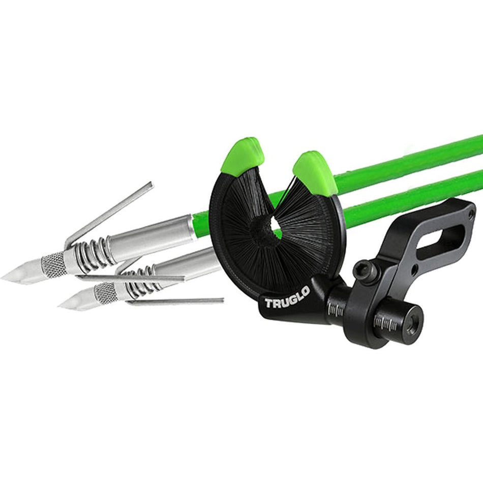 TruGlo Bowfishing Ez - Rest Combo w/ 2 Spring Fisher Arrows - Get Tight Gear