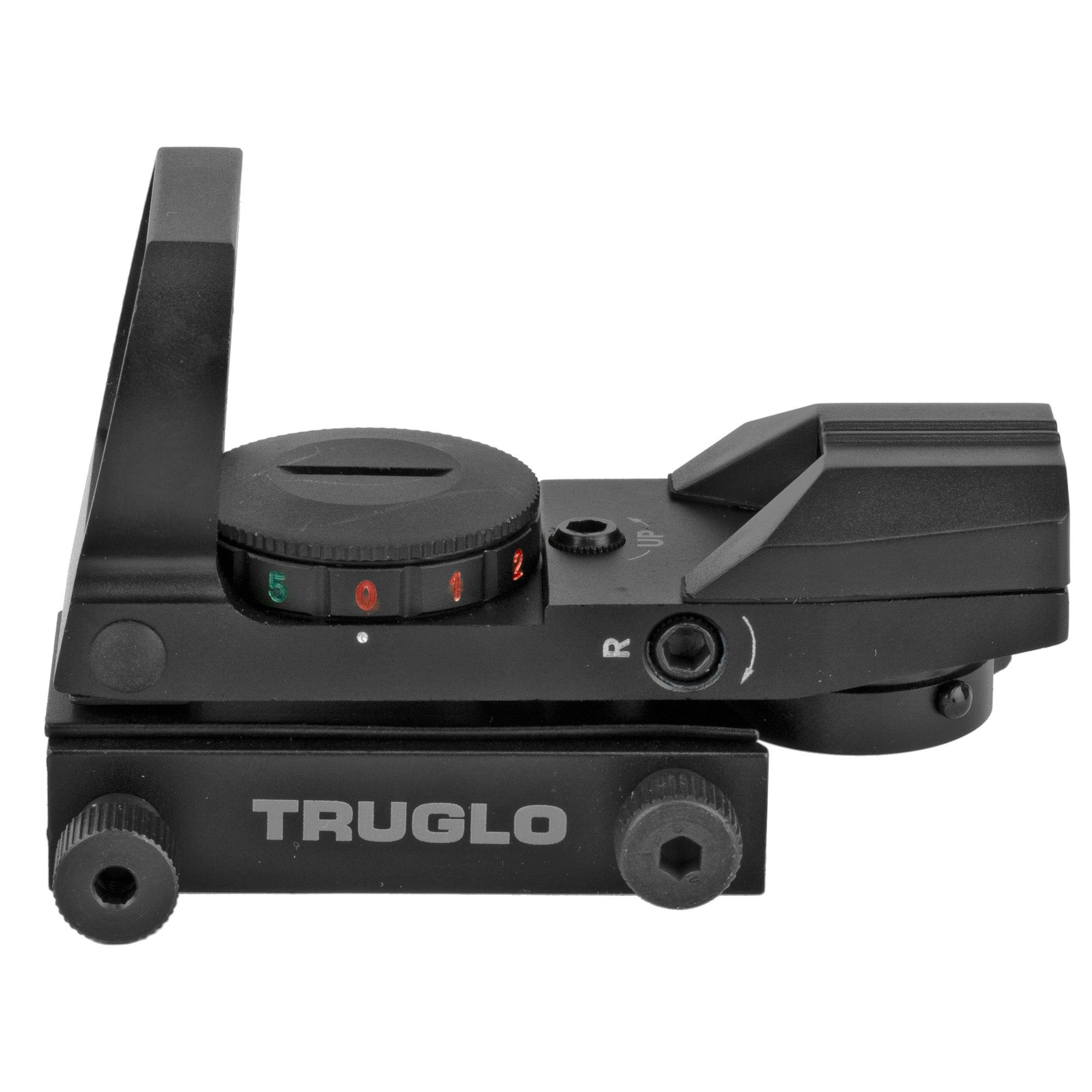 TRUGLO RED DOT OPEN 4 RETICLE BLACK - Get Tight Gear
