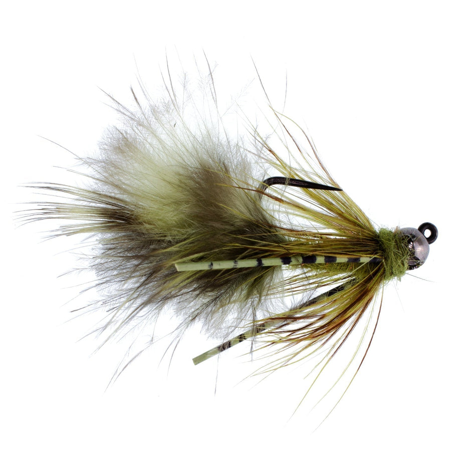 Tungsten Bead Tactical Mini Bugger Czech Nymph Euro Nymphing Fly - 1 Dozen Flies Size 12 - Get Tight Gear