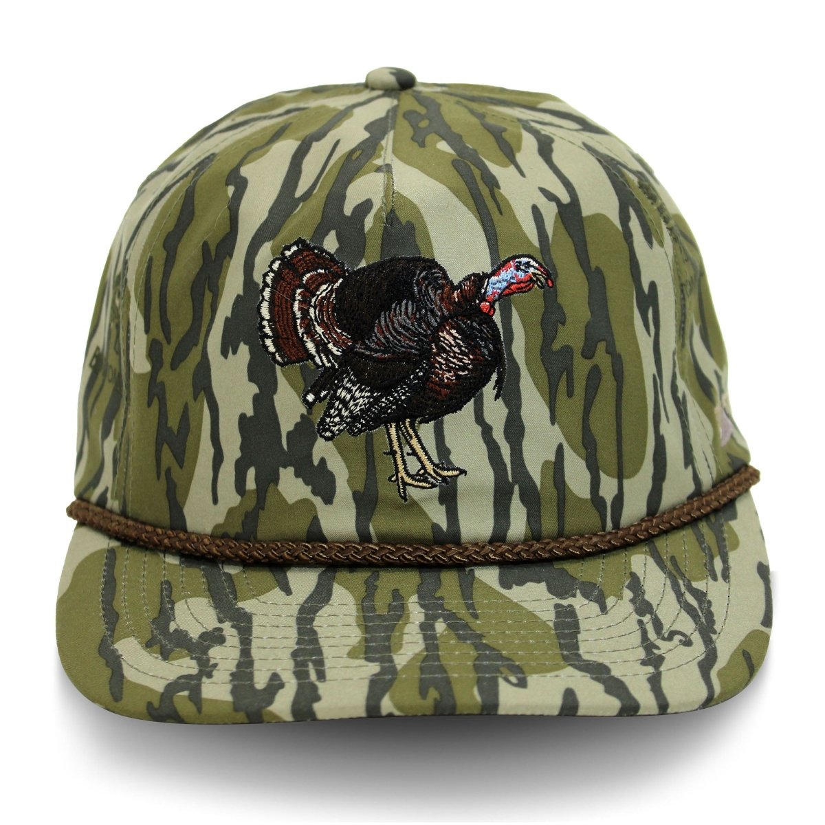 Turkey Gobbler Trucker Hat on Original Bottomland - Get Tight Gear