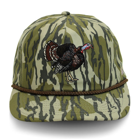 Turkey Gobbler Trucker Hat on Original Bottomland - Get Tight Gear